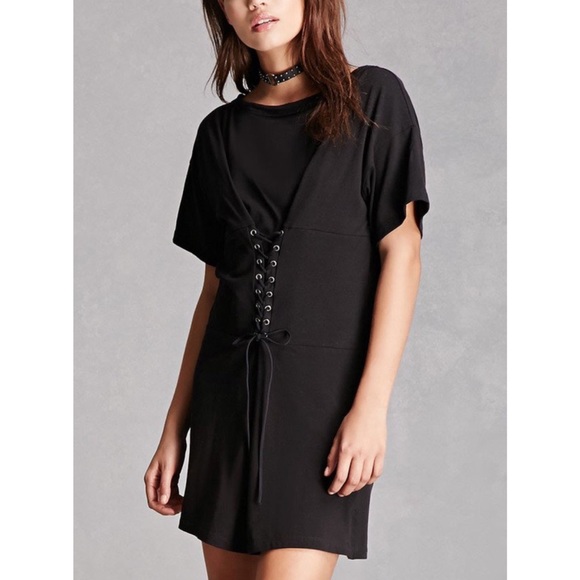 Forever 21 Dresses & Skirts - *HP!* F21 corset-style mini dress